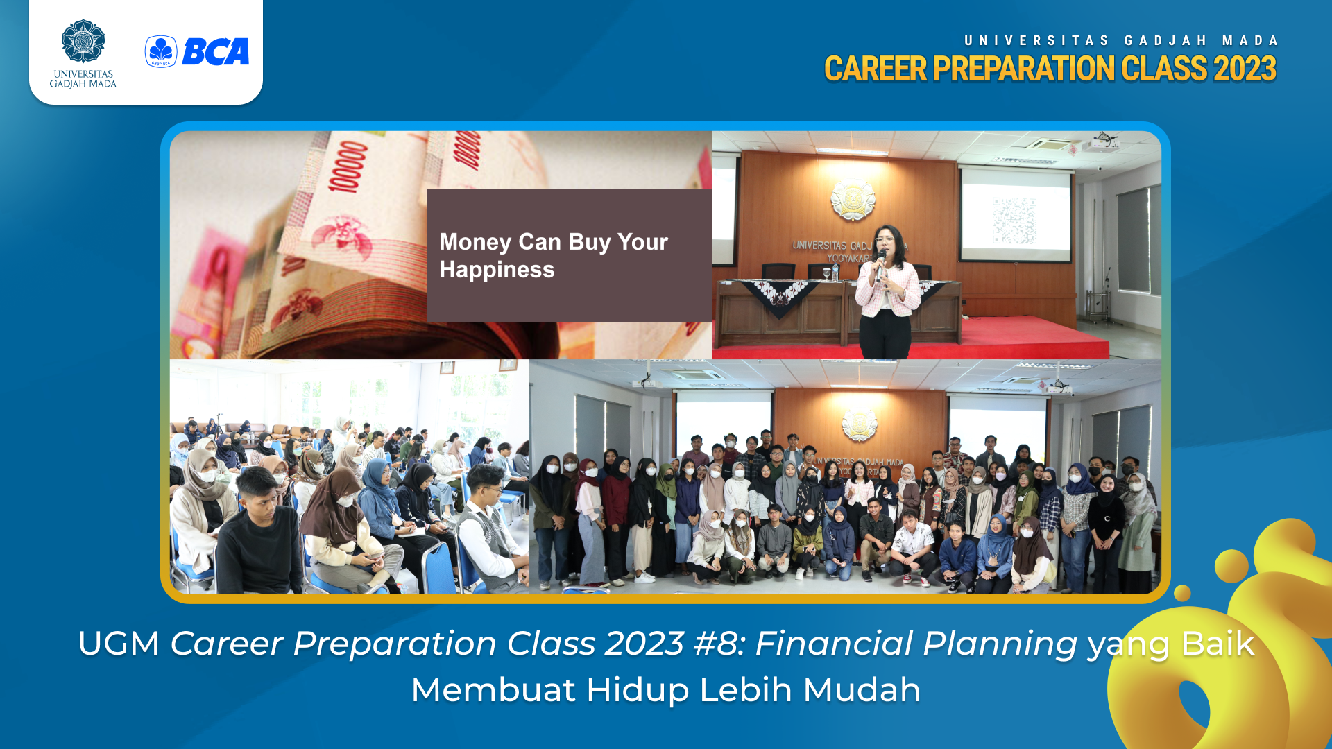 Ugm Career Preparation Class Financial Planning Yang Baik