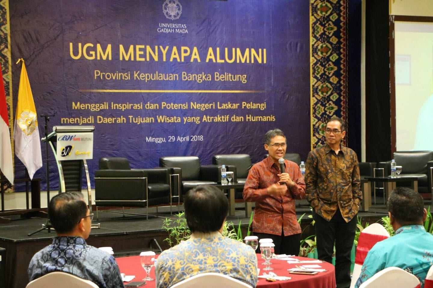 Ugm Rector Greets Alumni In The Province Of Bangka Belitung Islands 