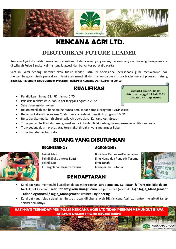 Kencana Agri Group – Portal Alumni Universitas Gadjah Mada