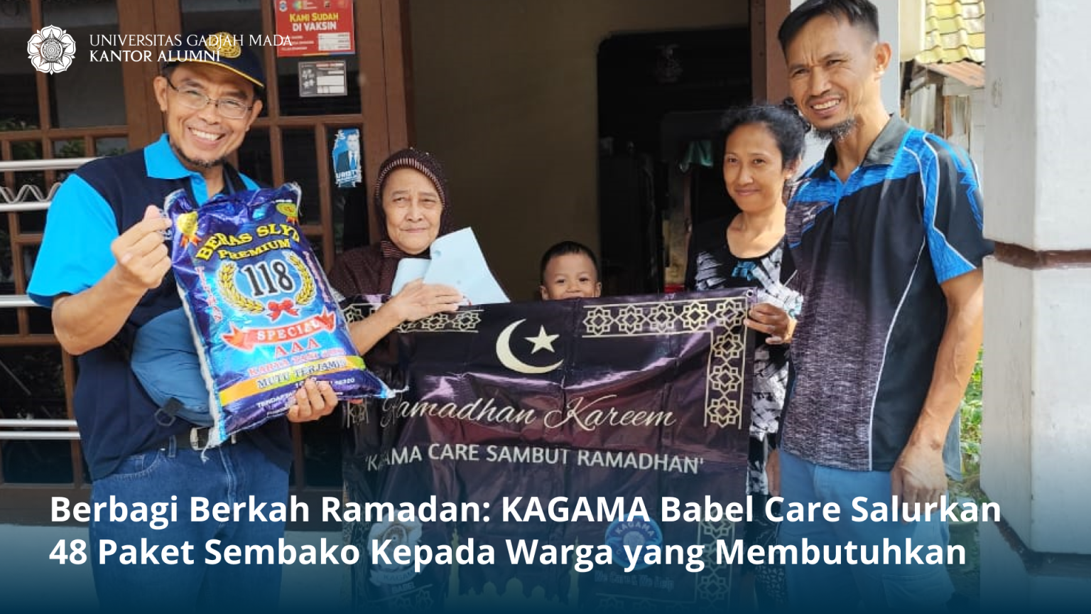 Sharing Ramadhan Blessing: KAGAMA Babel Care Distributes 48 Basic Food ...